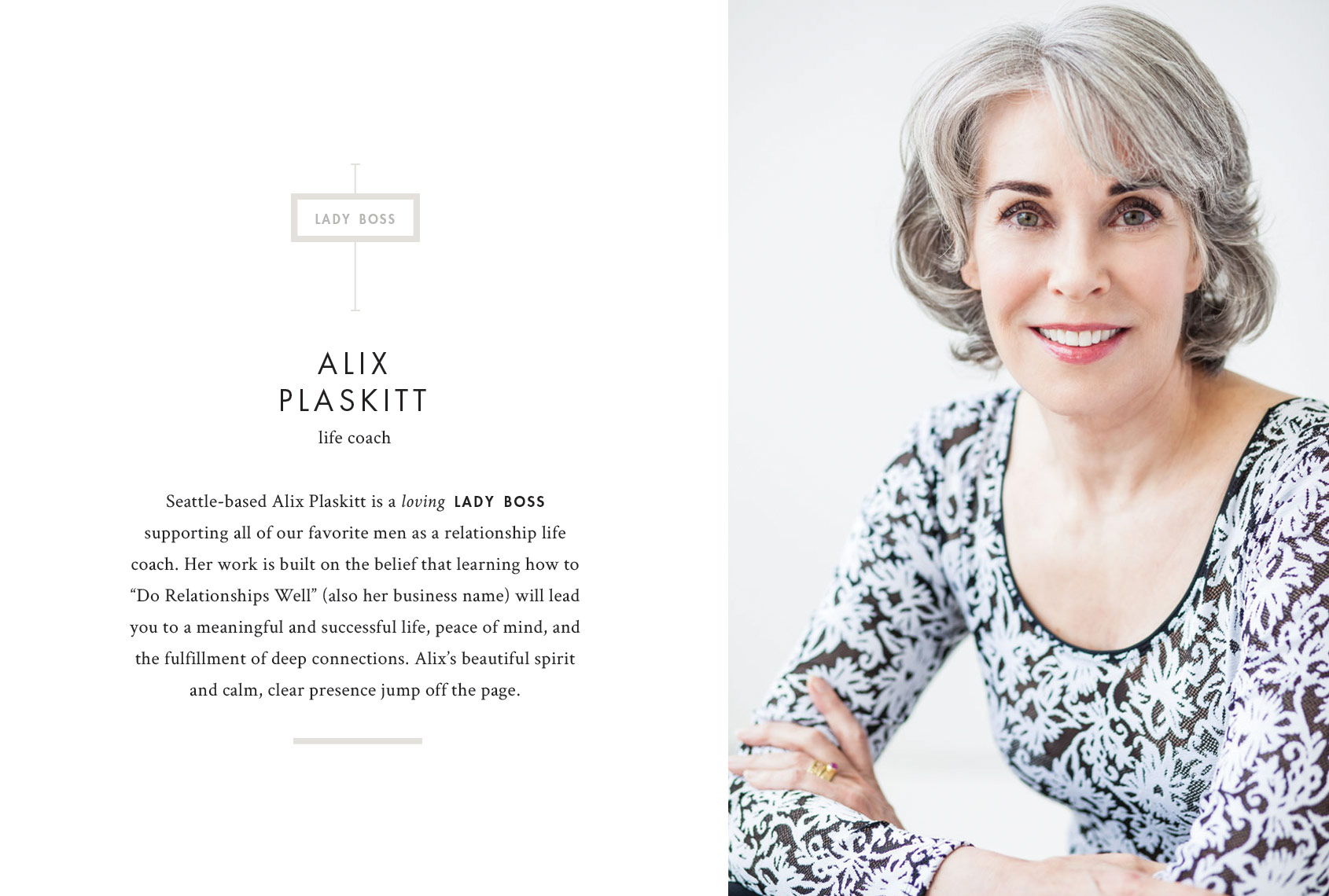 Print - Alix Plaskitt, Life Coach
