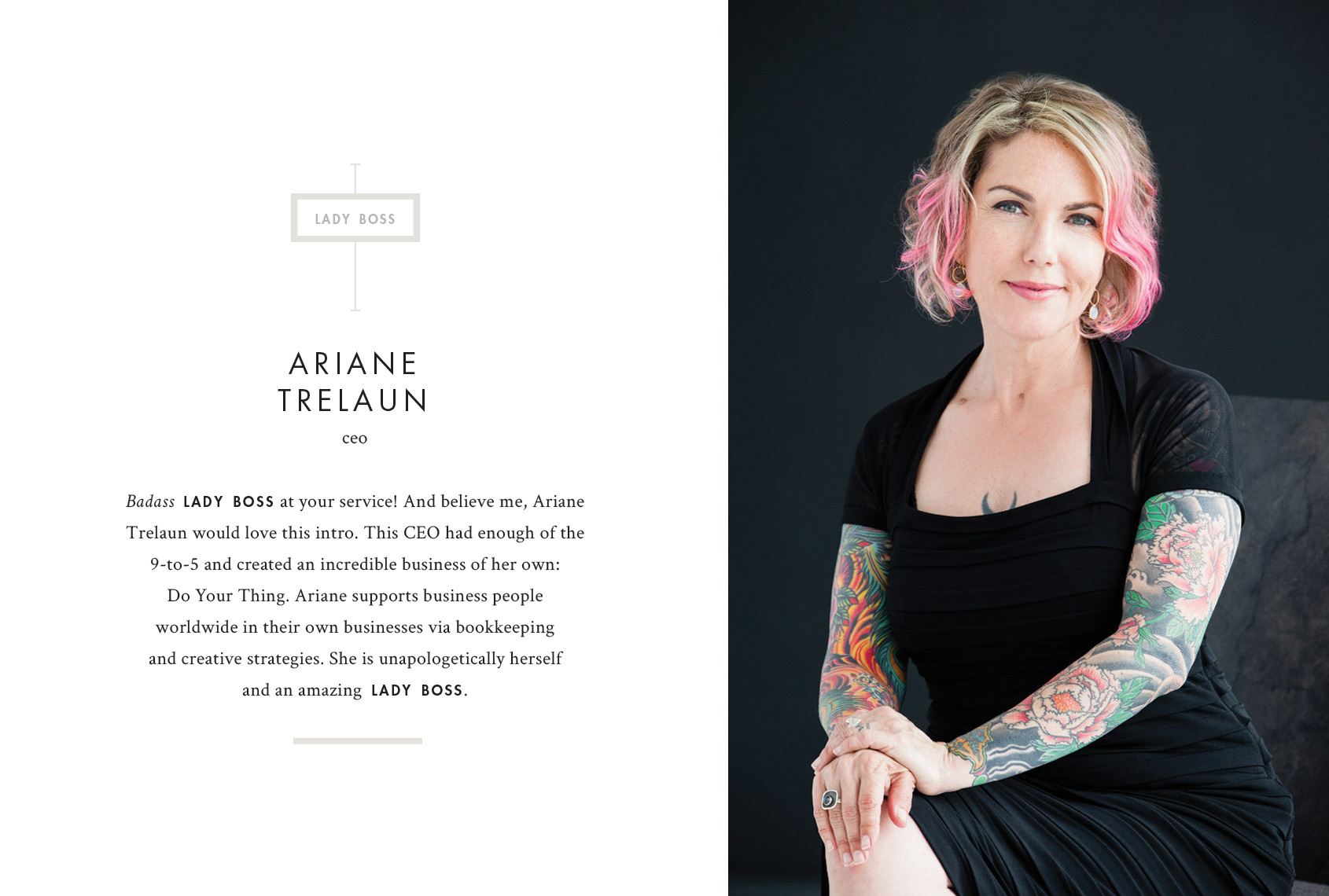 Print - Ariane Trelaun, CEO